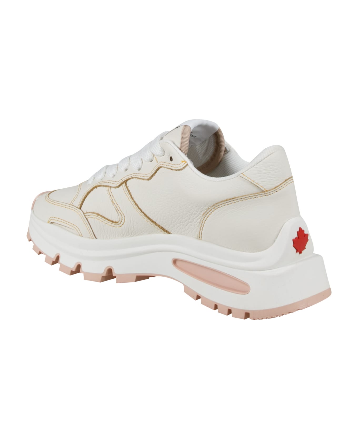 Dsquared2 Runds2 Logo Sneakers - Grey/Pink