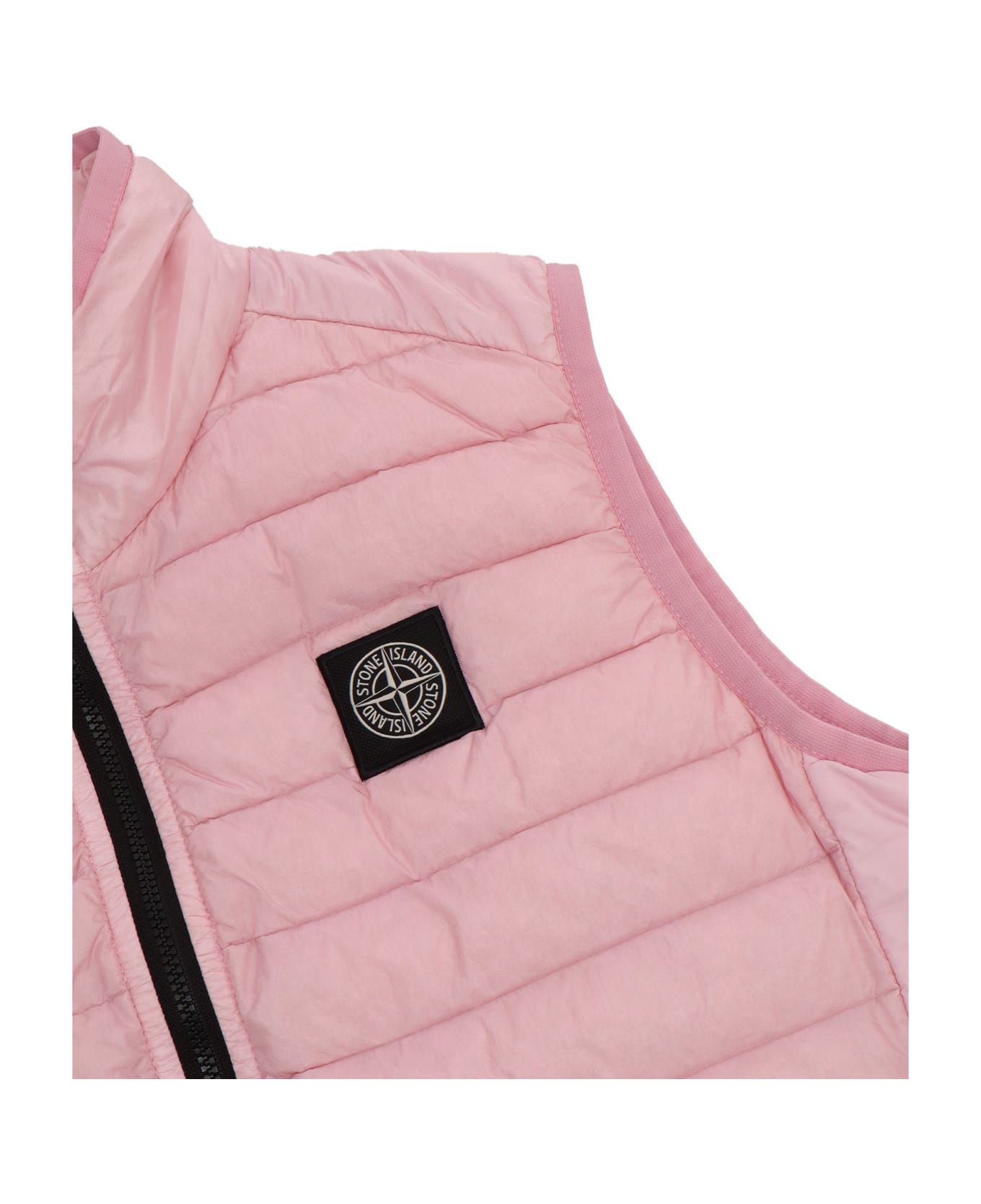 Stone Island Junior Pink Padded Vest - PINK