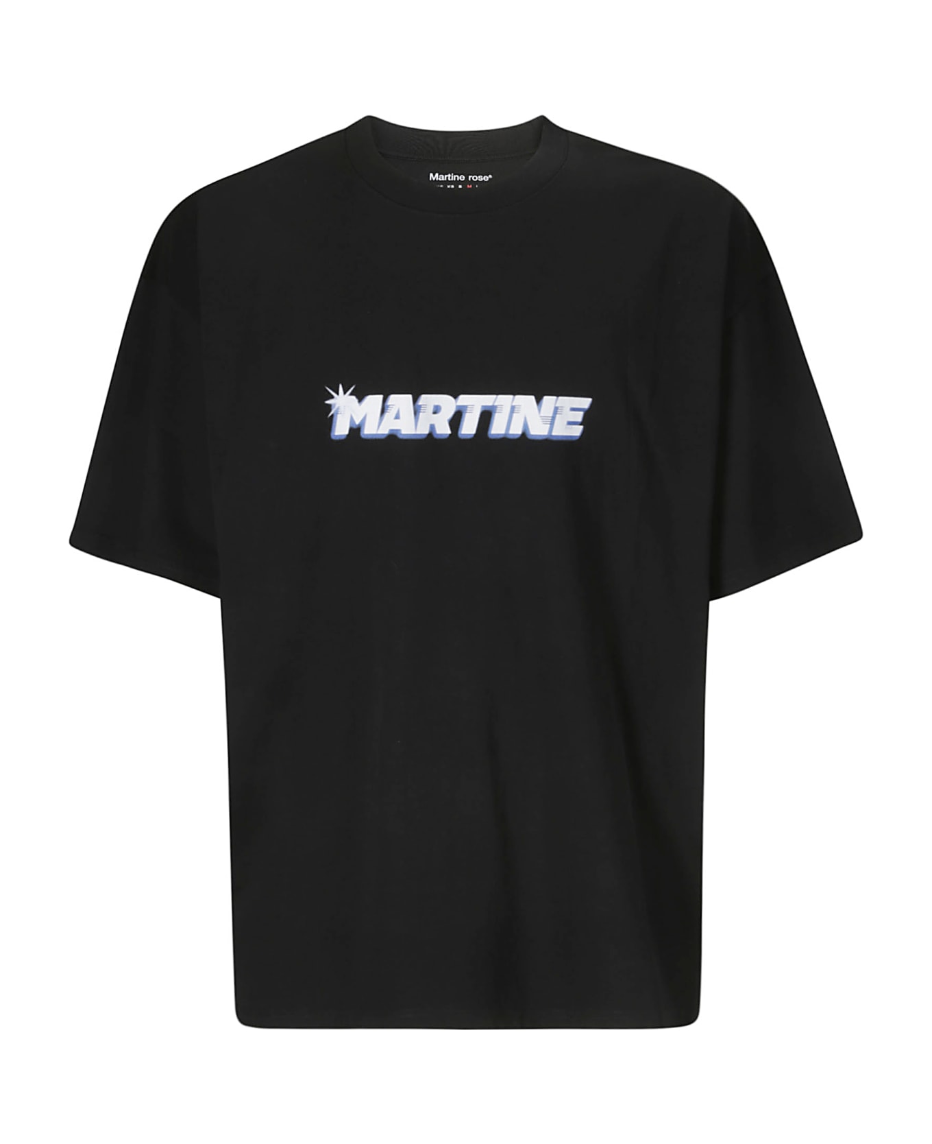 Martine Rose Oversized S/s T-shirt - BLACK TELLY