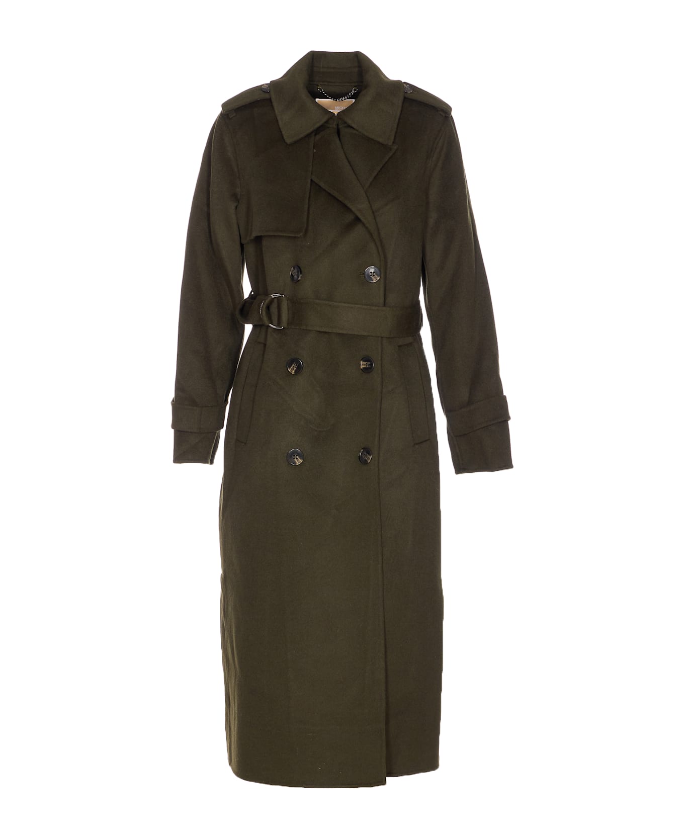 Michael Kors Double Breasted Coat - BROWN