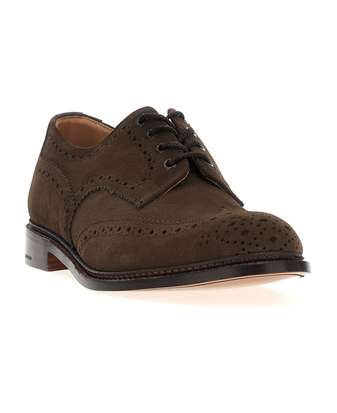 Tricker's 'bourton' Lace-up Shoes - Brown ローファー＆デッキシューズ