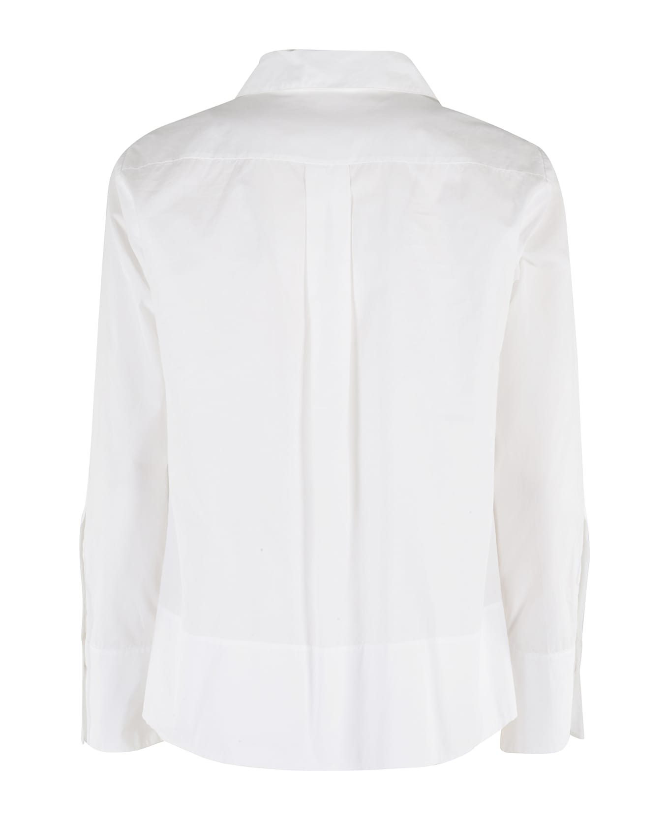 Seventy Camicia Popeline Unito Ricamo Pietre - Bianco