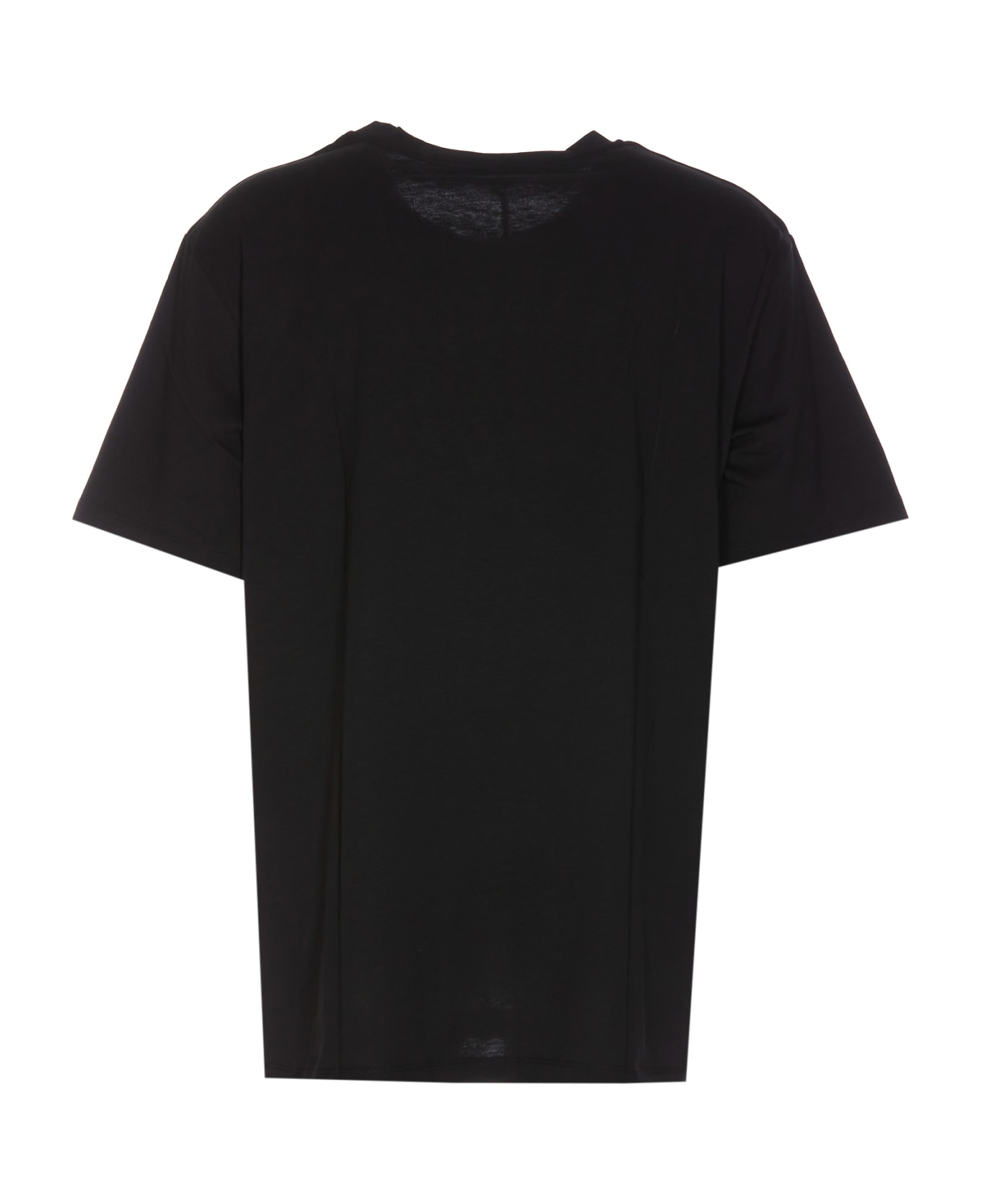 Balmain Velvet Logo T-shirt - Black