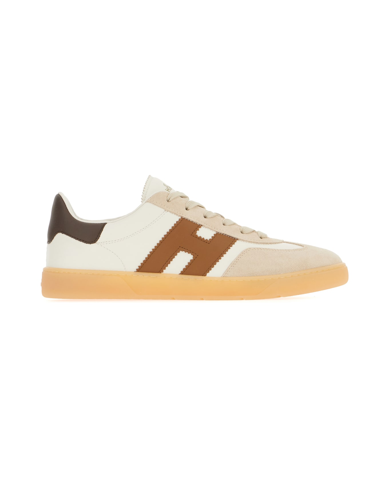 Hogan Multicolor Leather Cool Sneakers - BEIGE BROWN