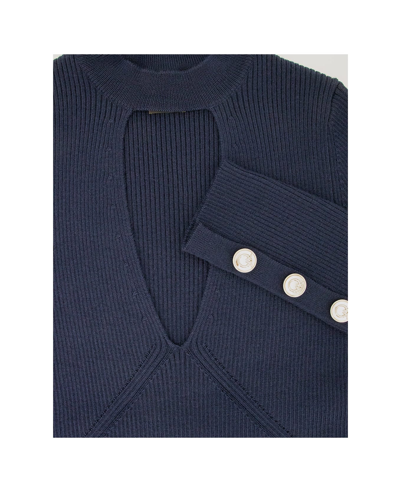 Pinko Sweater - BLU MARINO CUPO