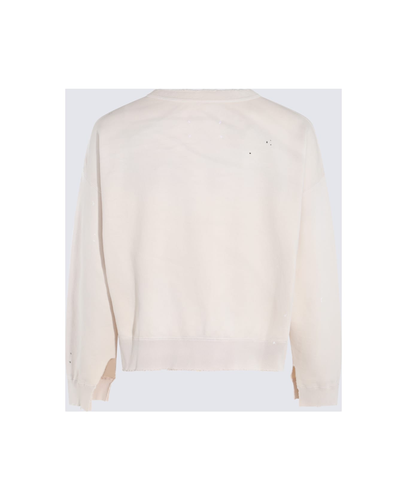 Maison Margiela Cream Cotton Sweatshirt - White