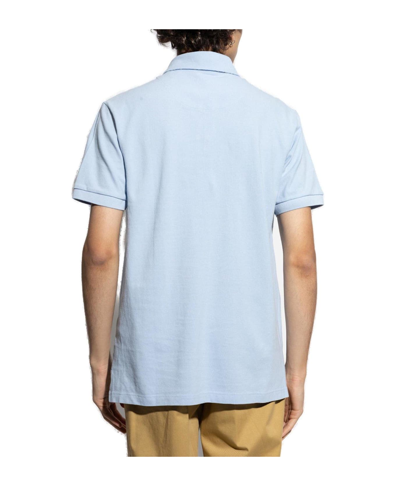 Etro Light Pink Cotton Polo Shirt
