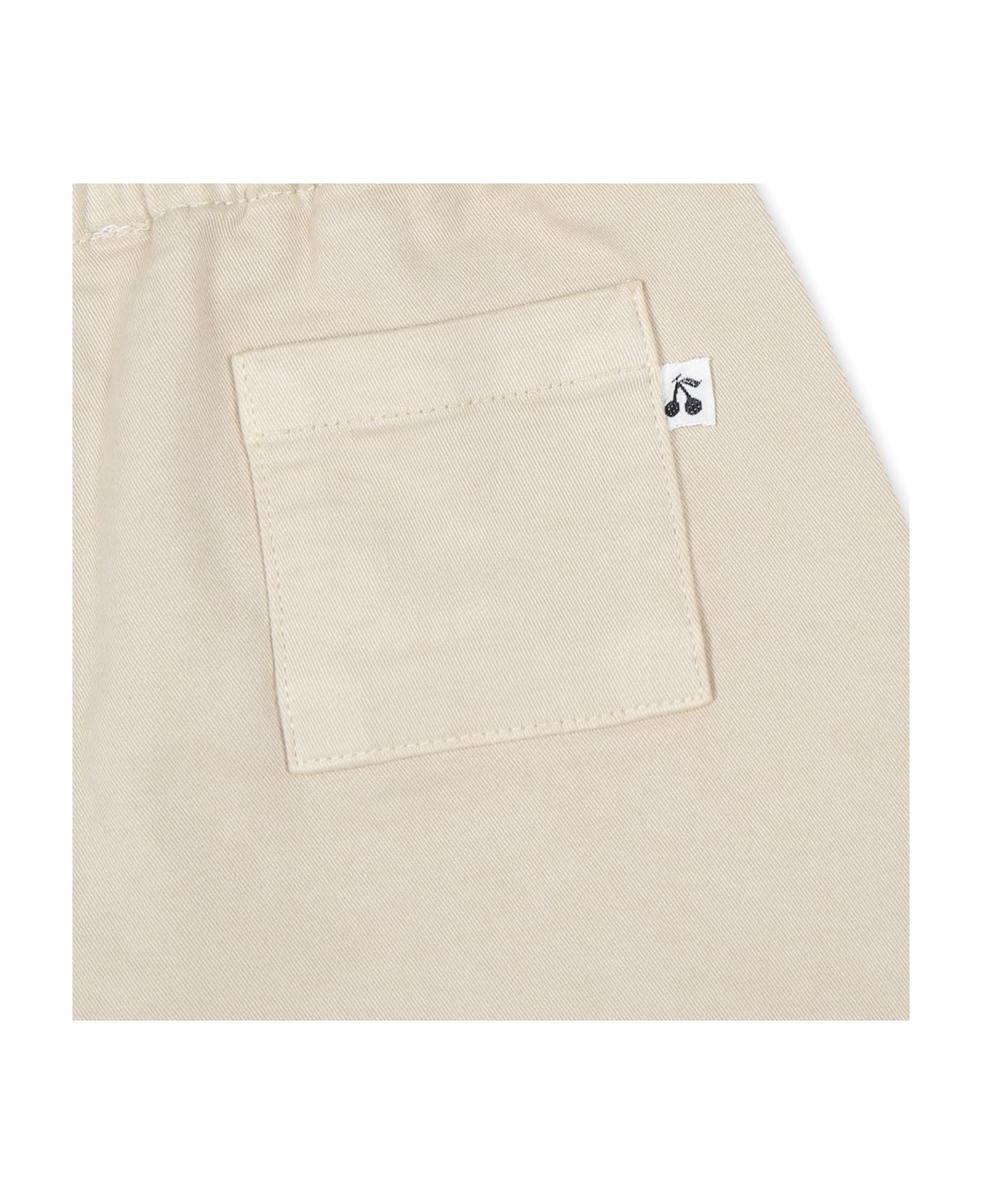 Bonpoint Beige Trousers For Babykids - Beige