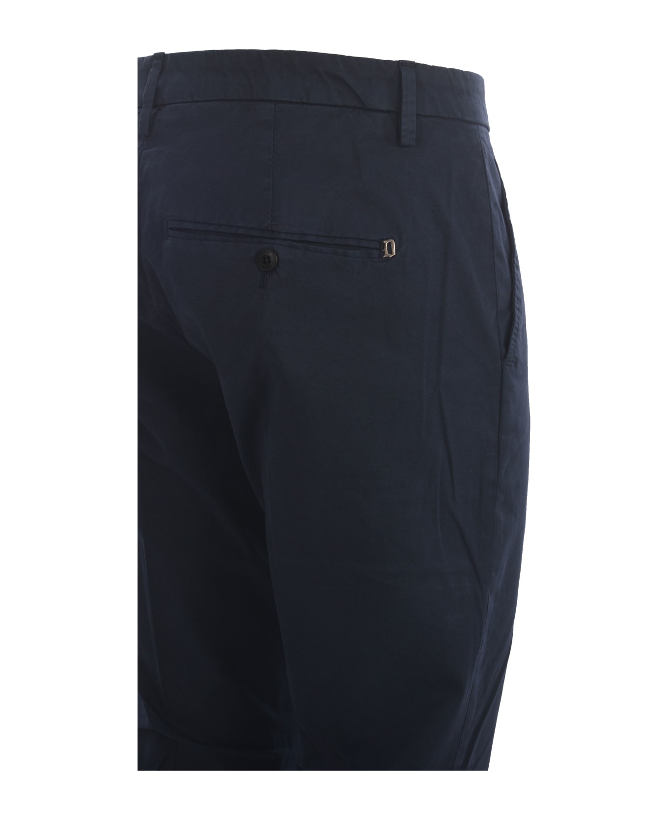 Dondup 'gaubert' Cotton Trousers - BLUE