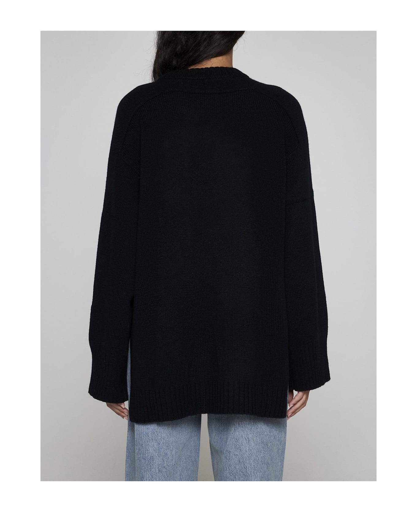 Loulou Studio Safi Wool And Cashmere Sweater - Black