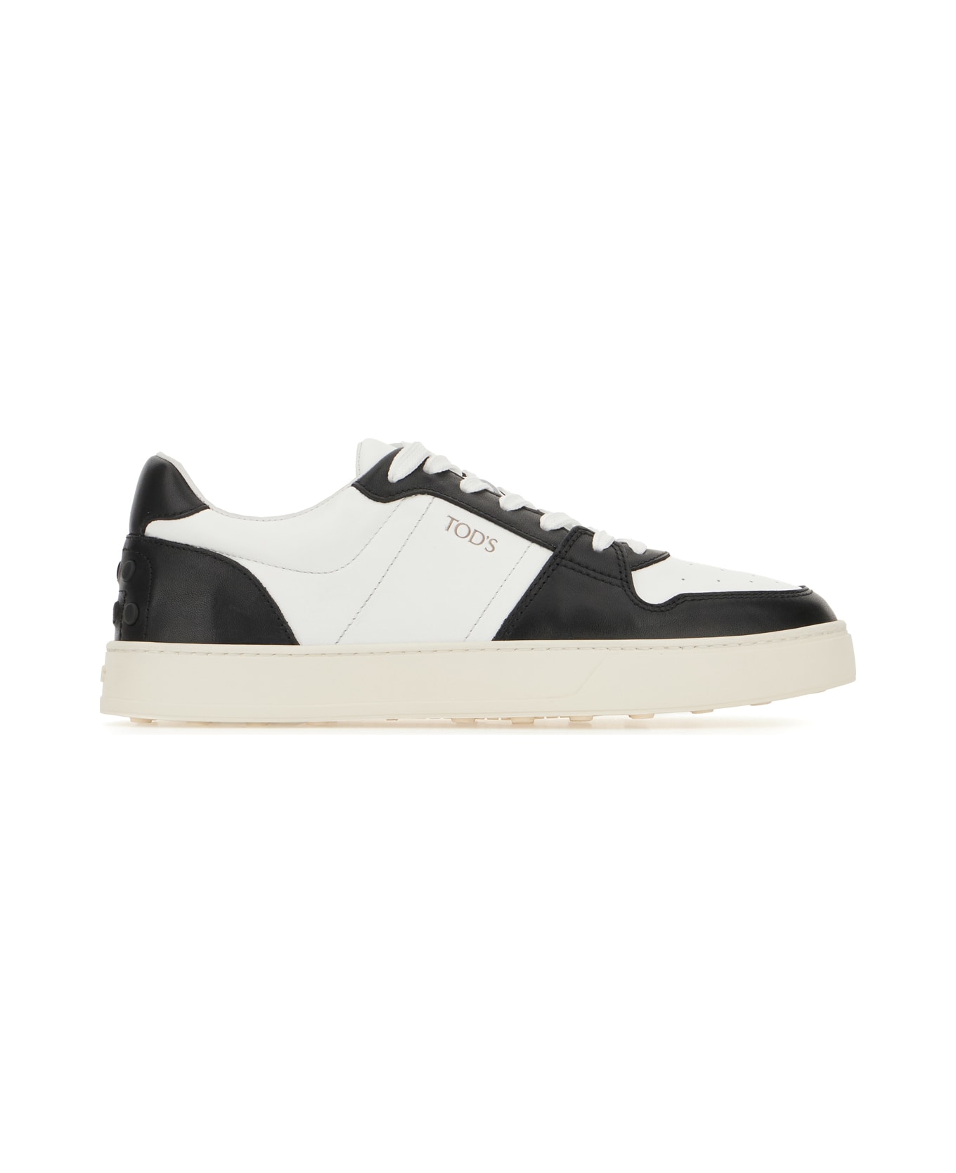 Tod's Multicolor Leather Sneakers - NERO BIANCO