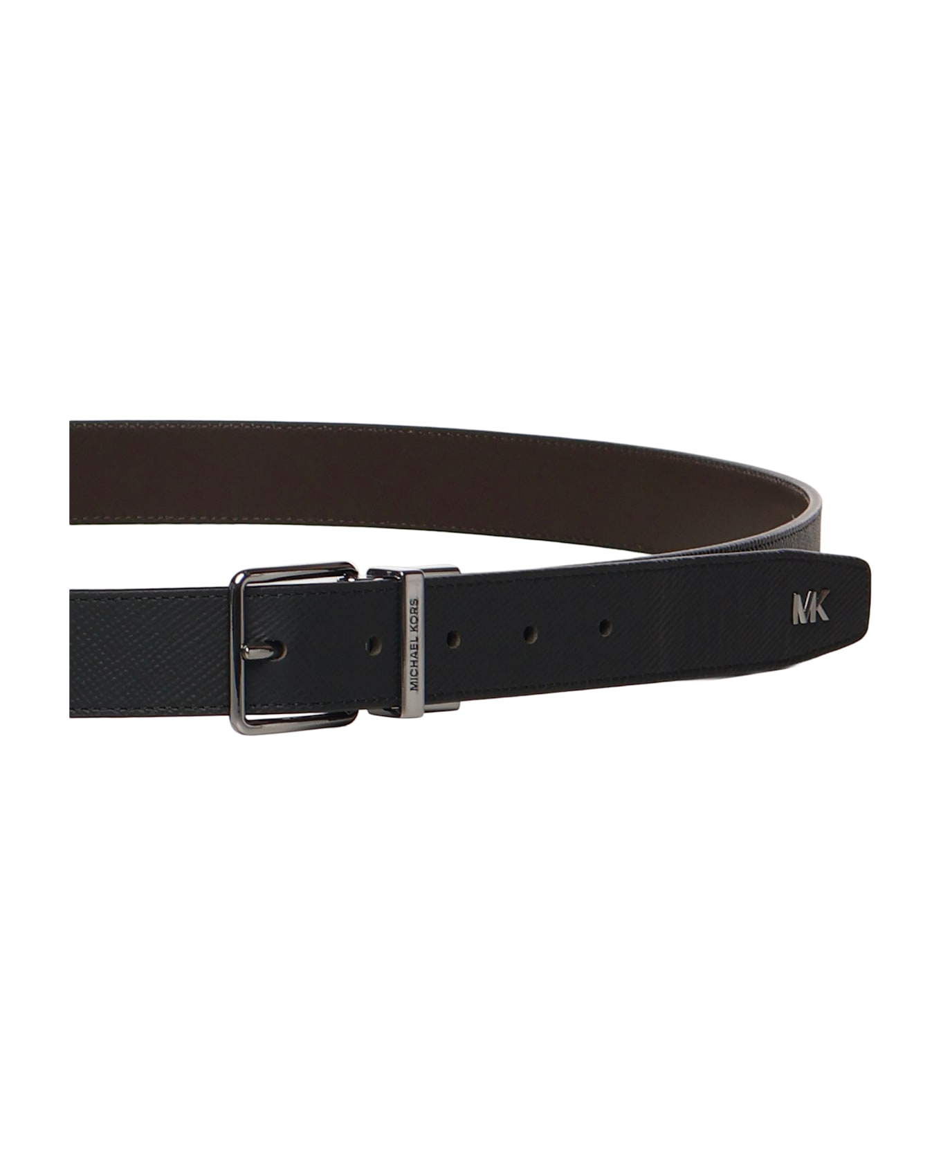 MICHAEL Michael Kors Leather Belt - Black