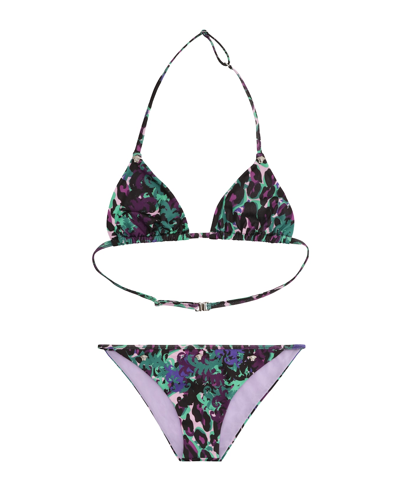 Young Versace Printed Bikini - Multicolor