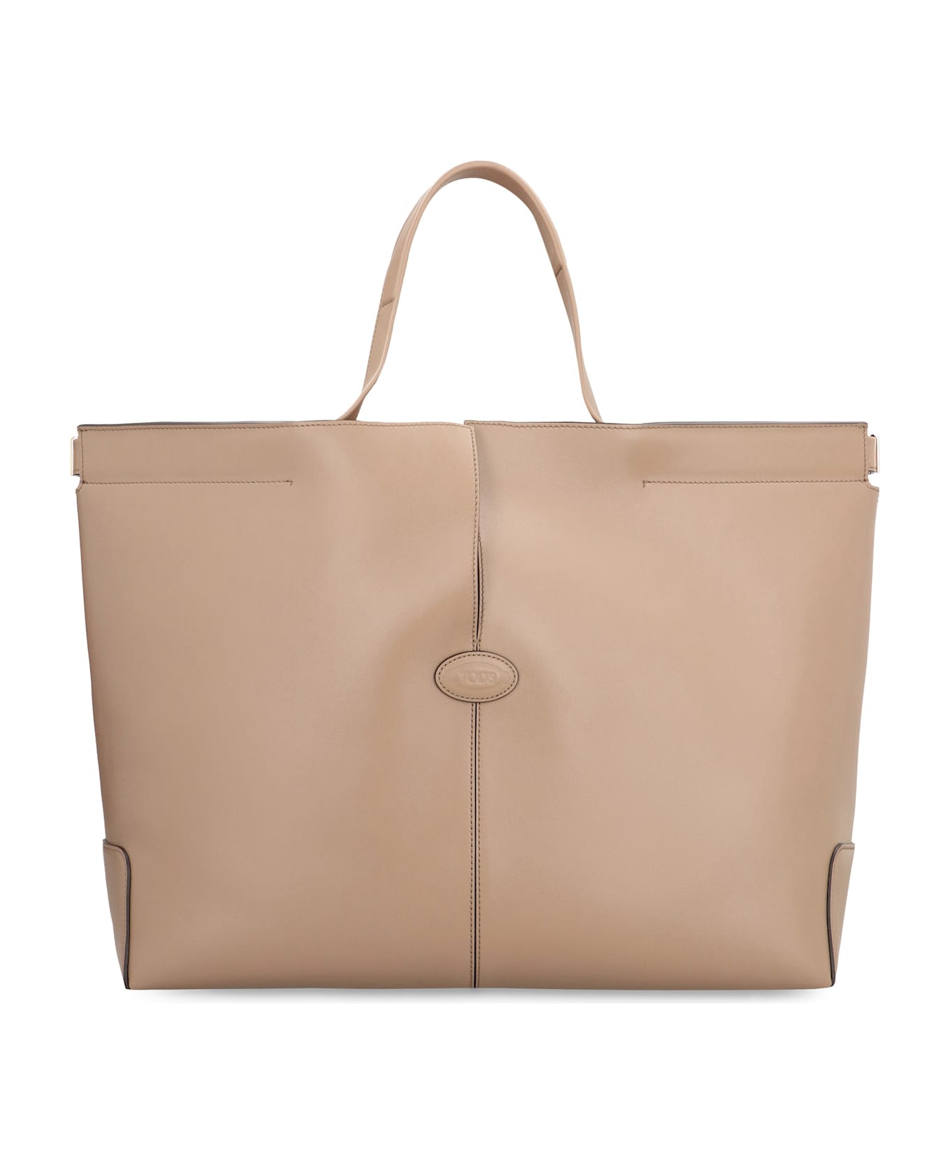 Tod
s Folio Leather Tote - brown