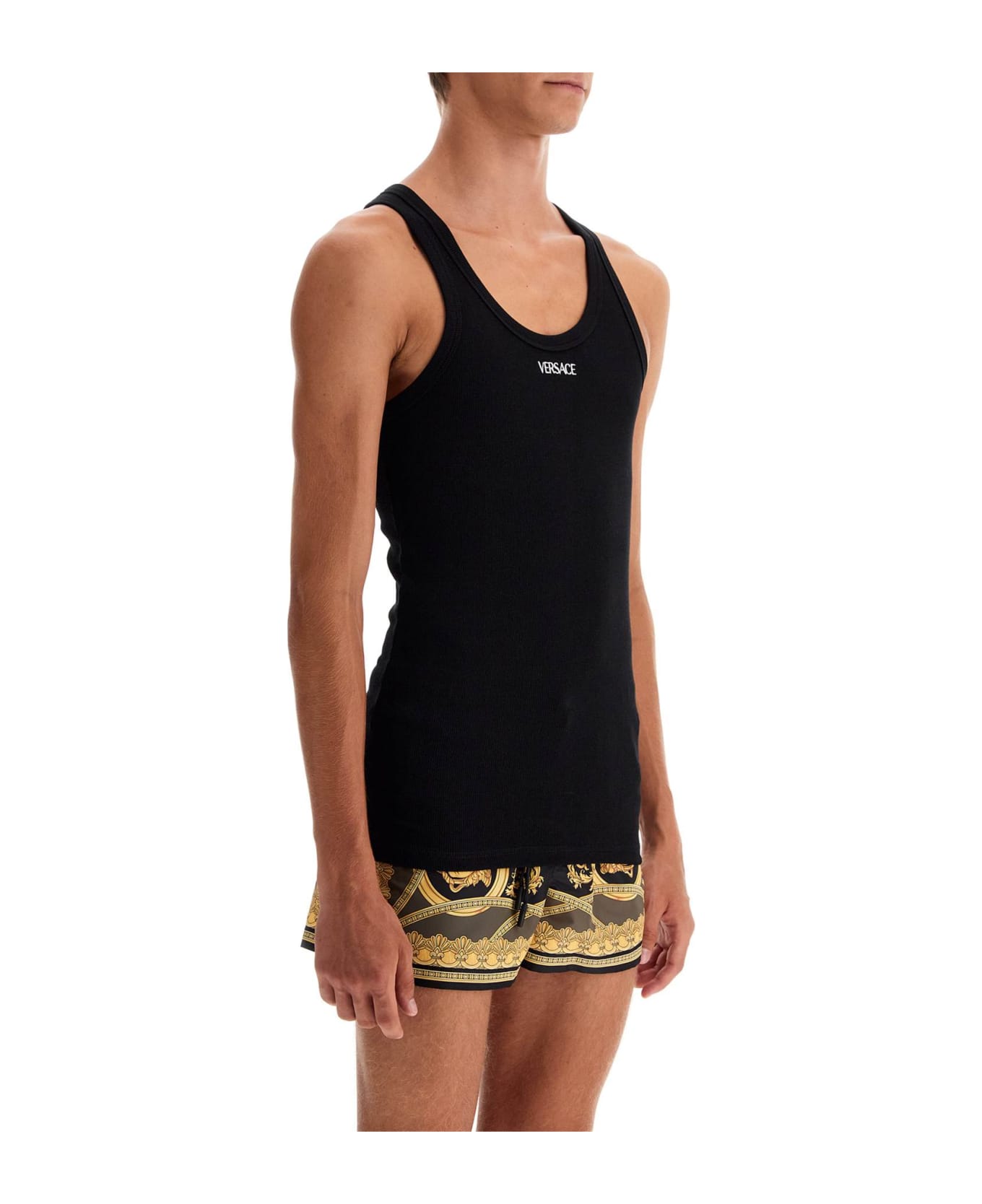 Versace Underwear Tank Top - Black
