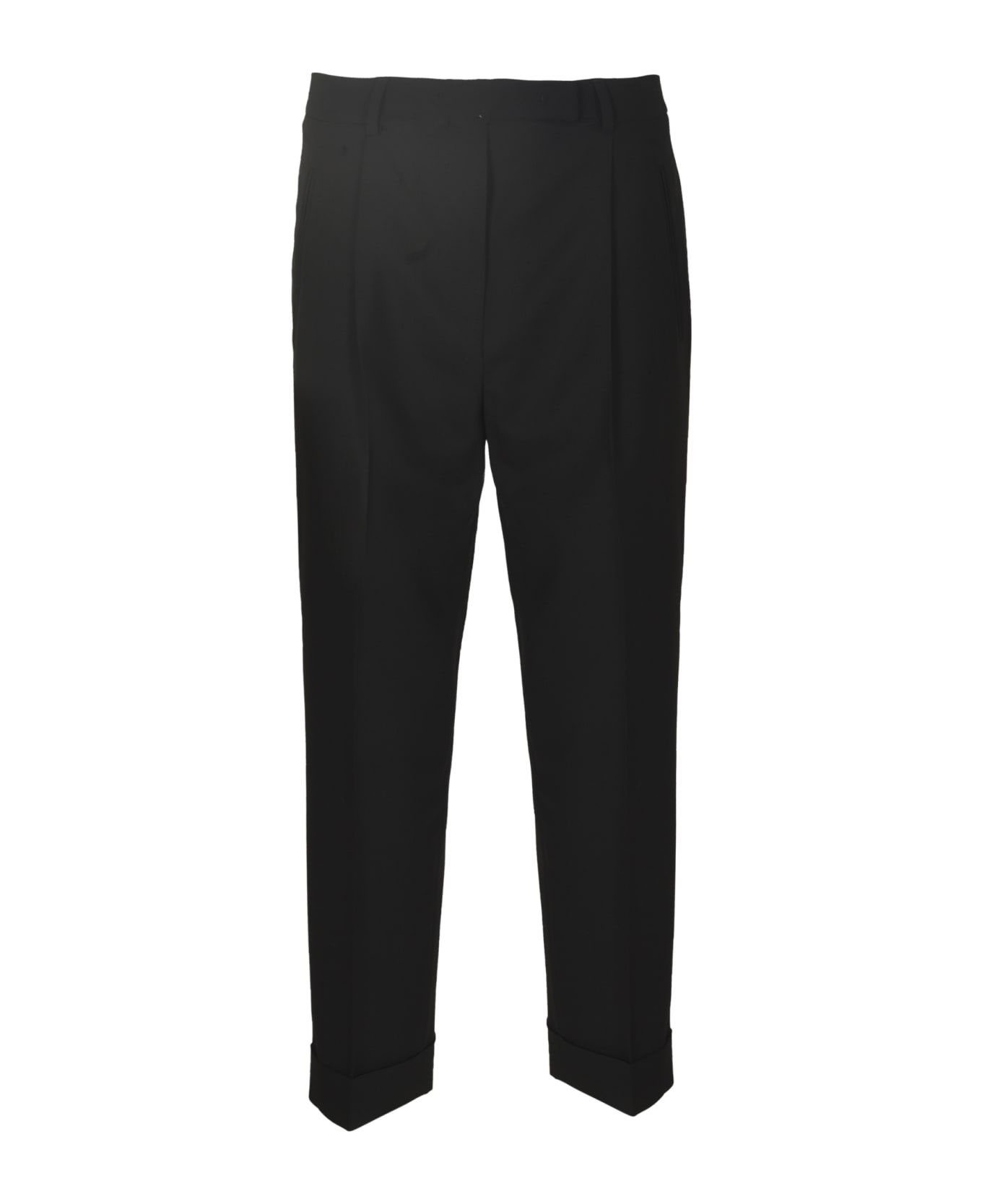 QL2 Classic Plain Trousers - Black