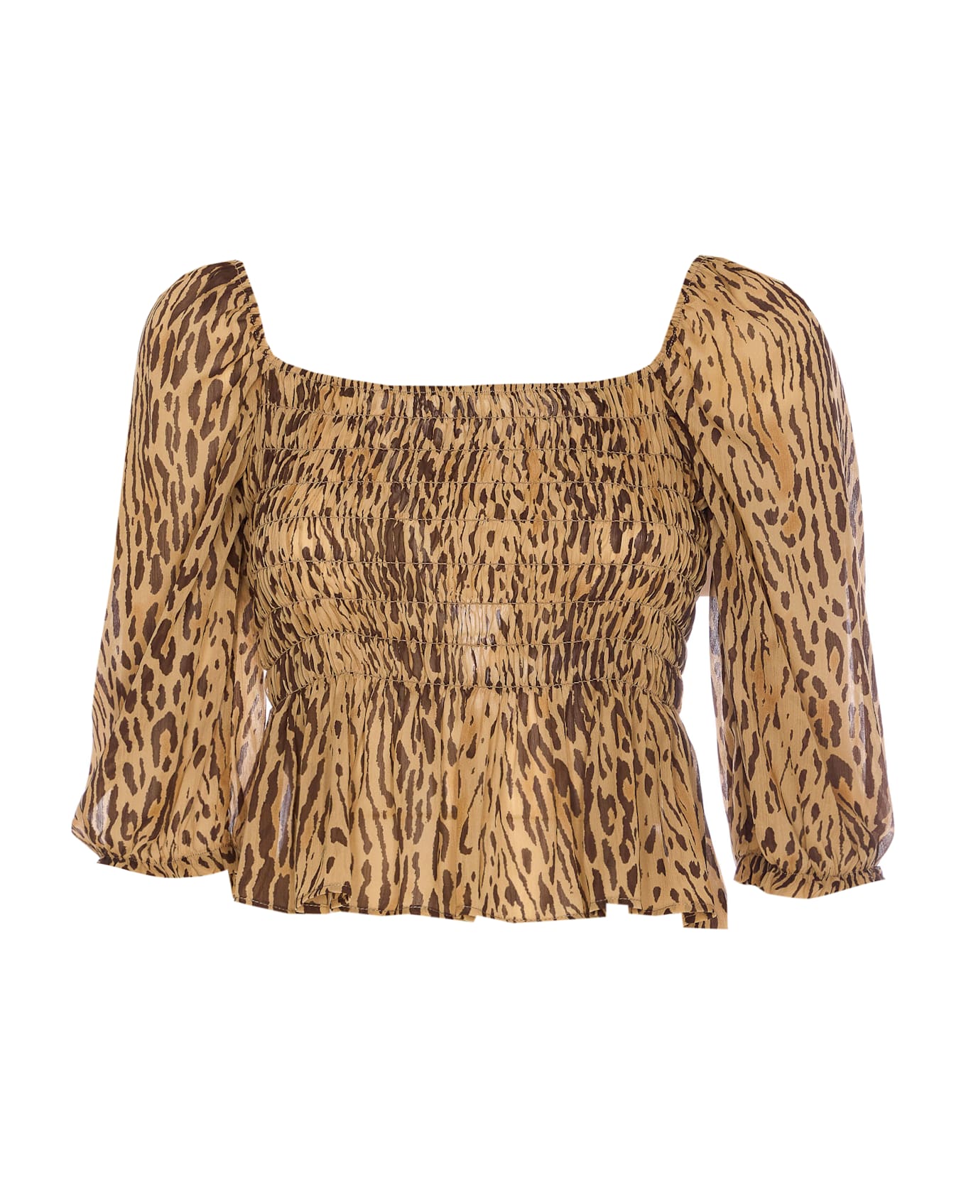 Liu-Jo Top Animalier - Beige