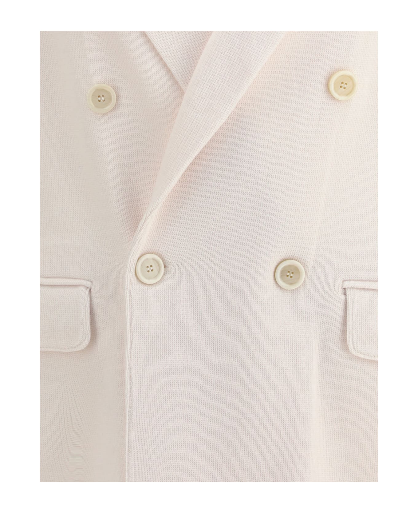 Lardini Double-breasted Knit Jacket