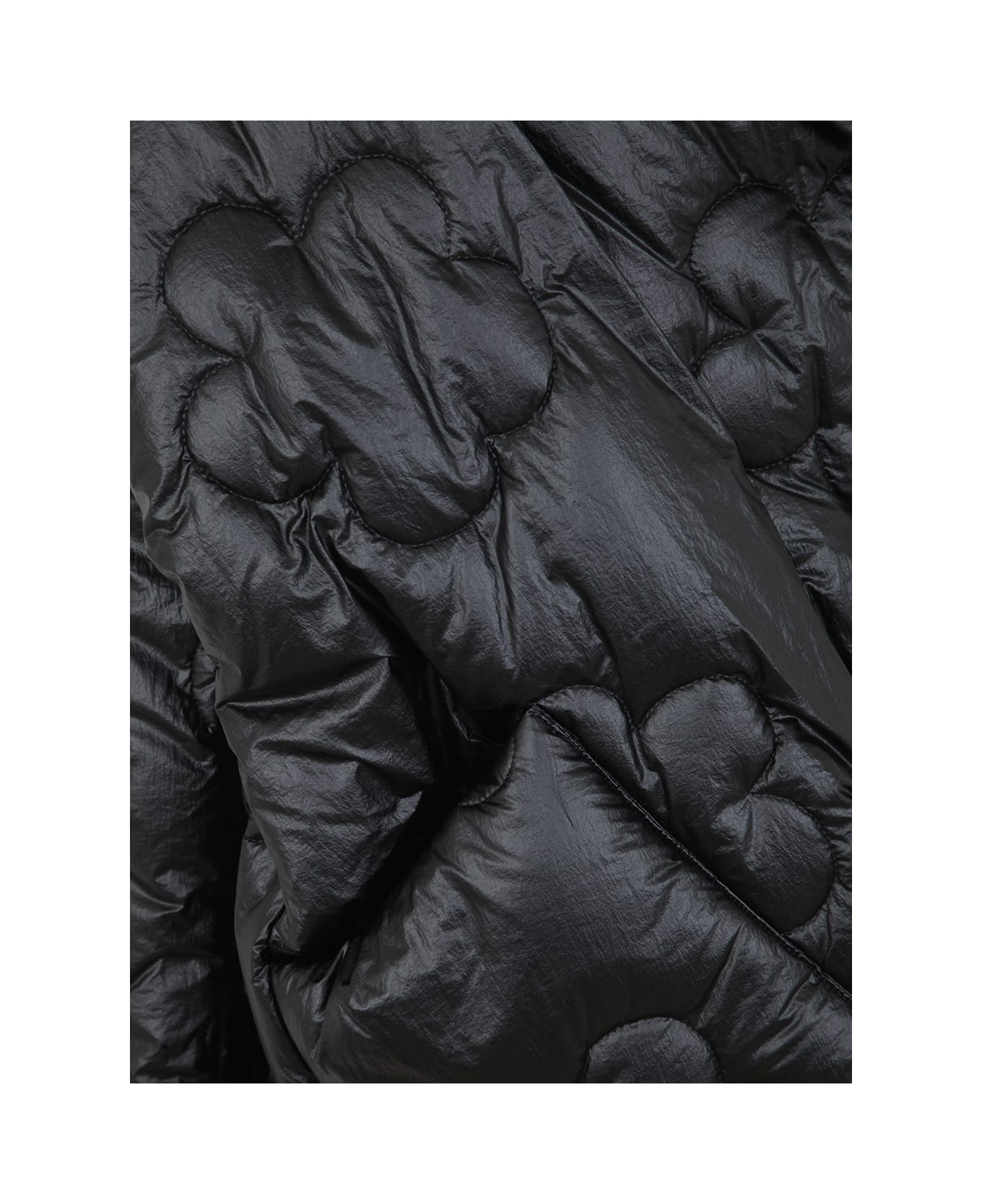 Maria Calderara Padded Wrap Choc Oversized Fluffy Hug - Black