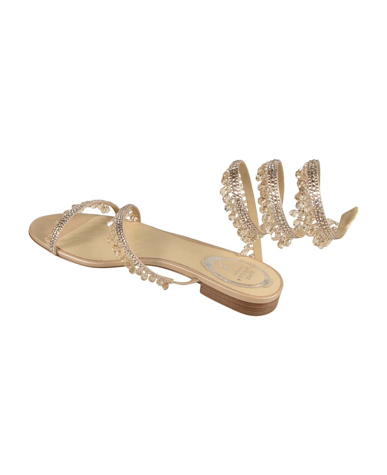 René Caovilla Wrap Embellished Sandals - V104 サンダル