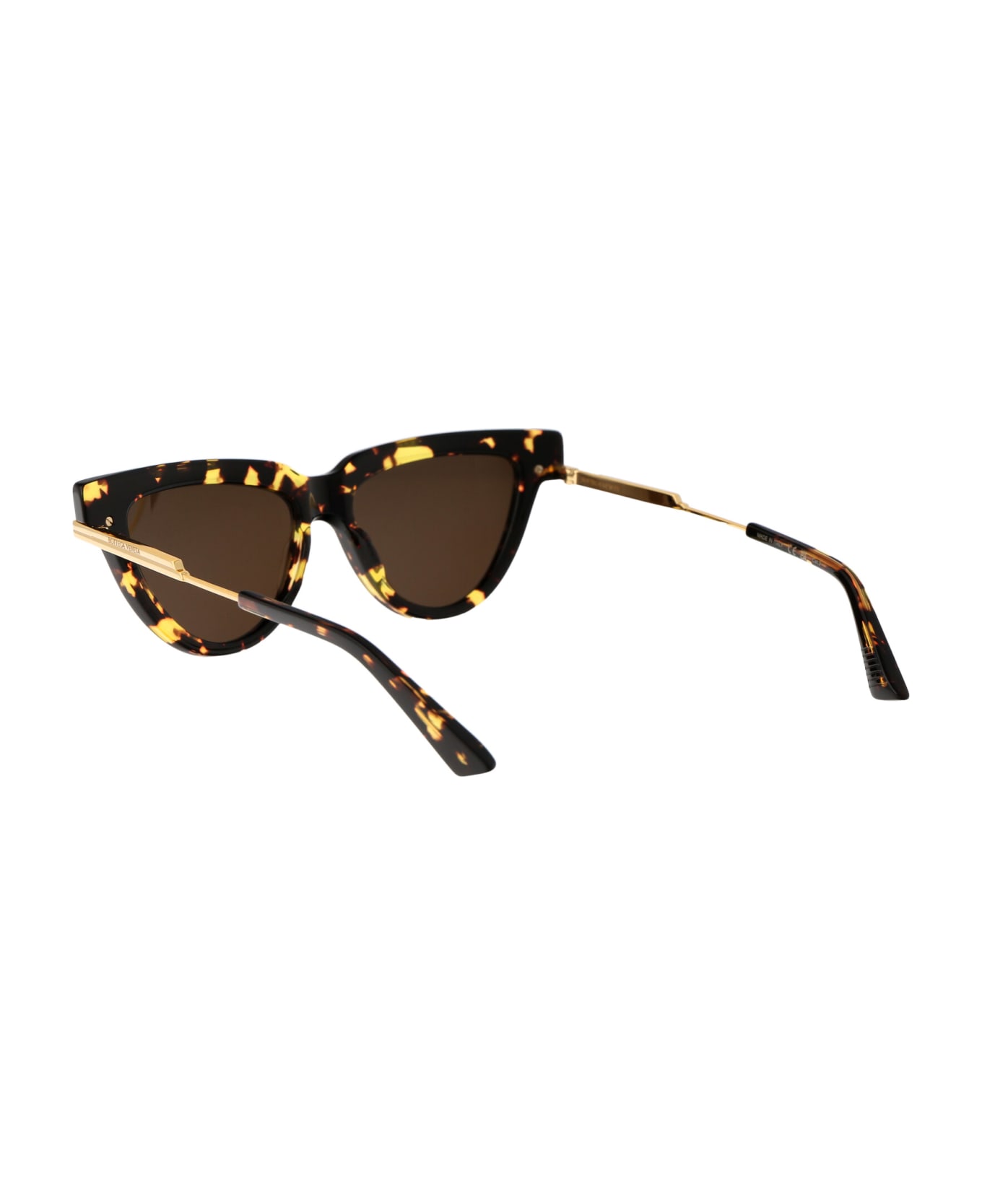 Bottega Veneta Eyewear Bv1265s Sunglasses - 002 HAVANA GOLD BROWN