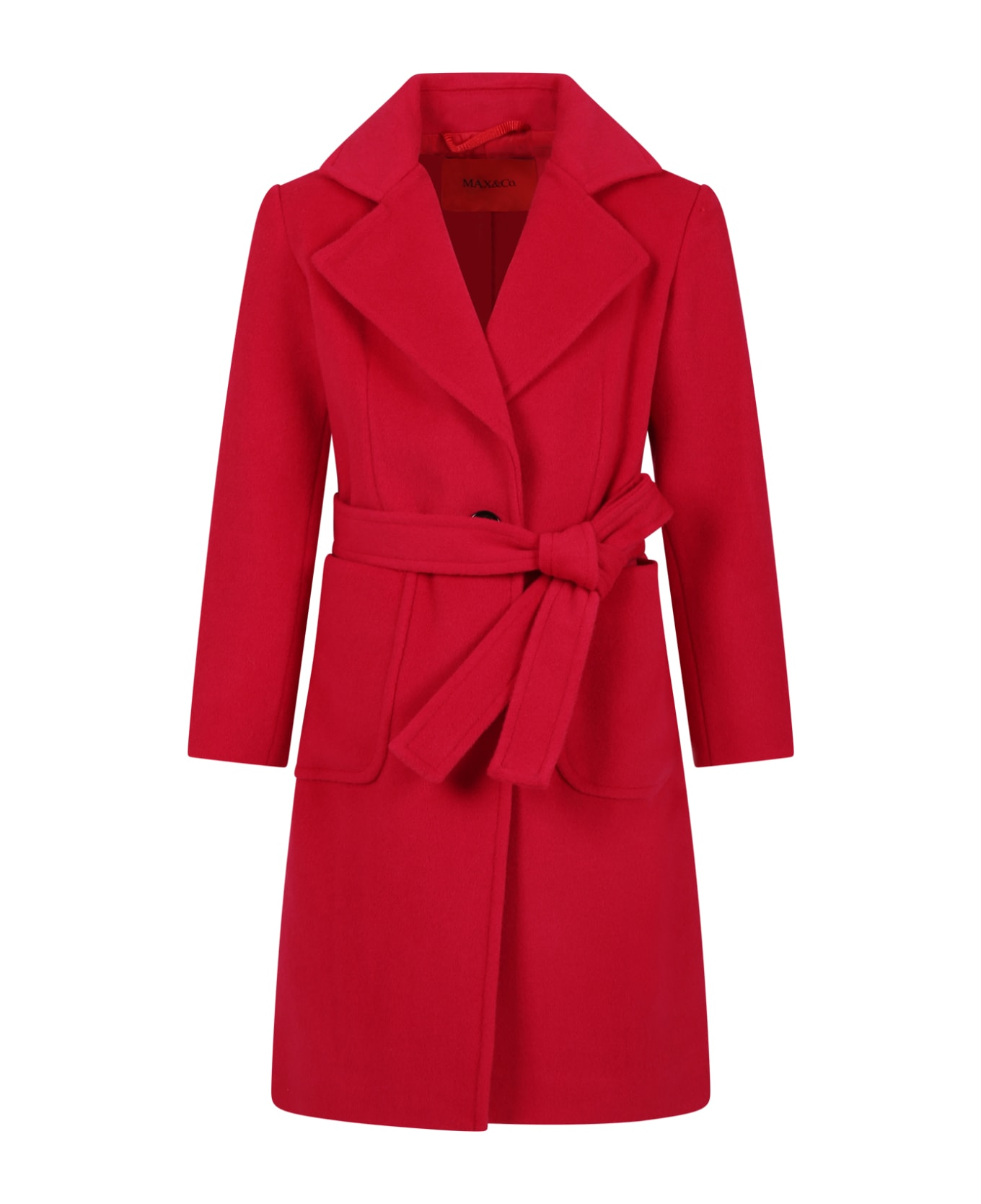 Max&Co. Red Coat For Girl - Red