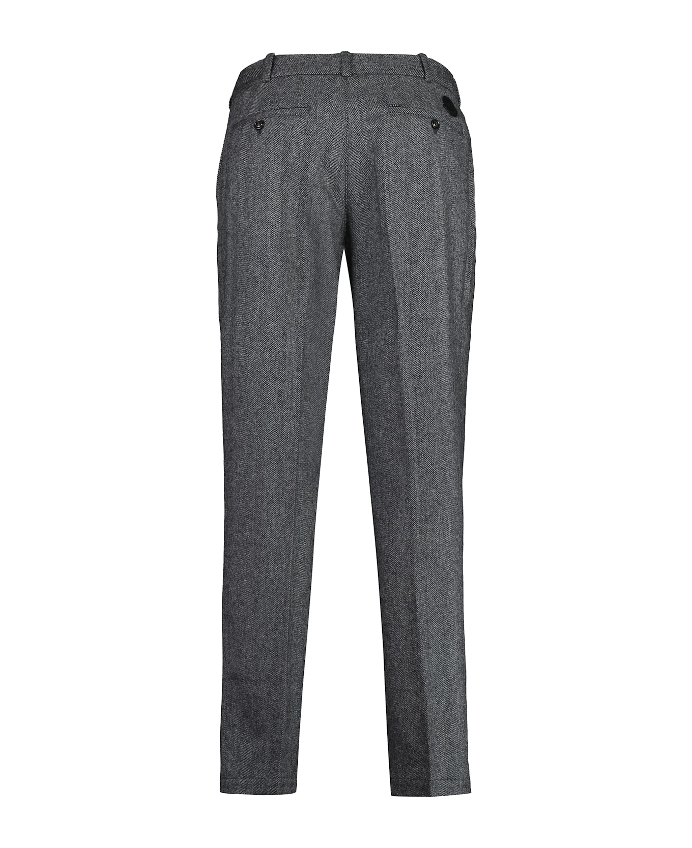 Moncler Wool Blend Trousers - black