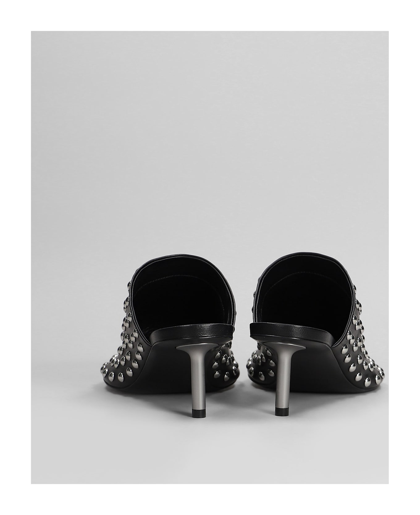 Jil Sander Slipper-mule In Black Leather - black