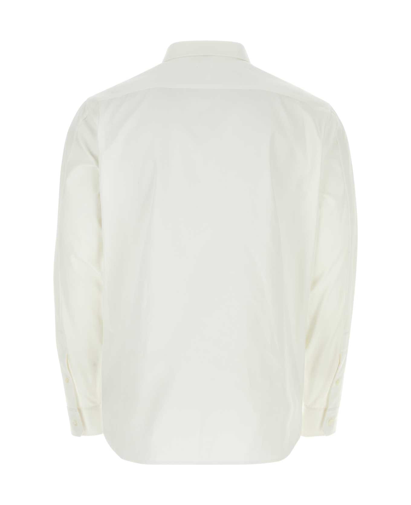 Loewe White Cotton Shirt - WHITE