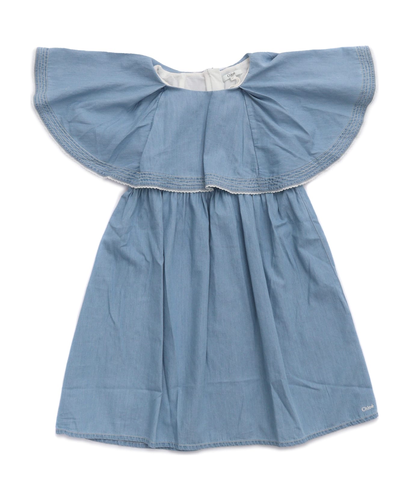 Chloé Denim Dress - LIGHT BLUE