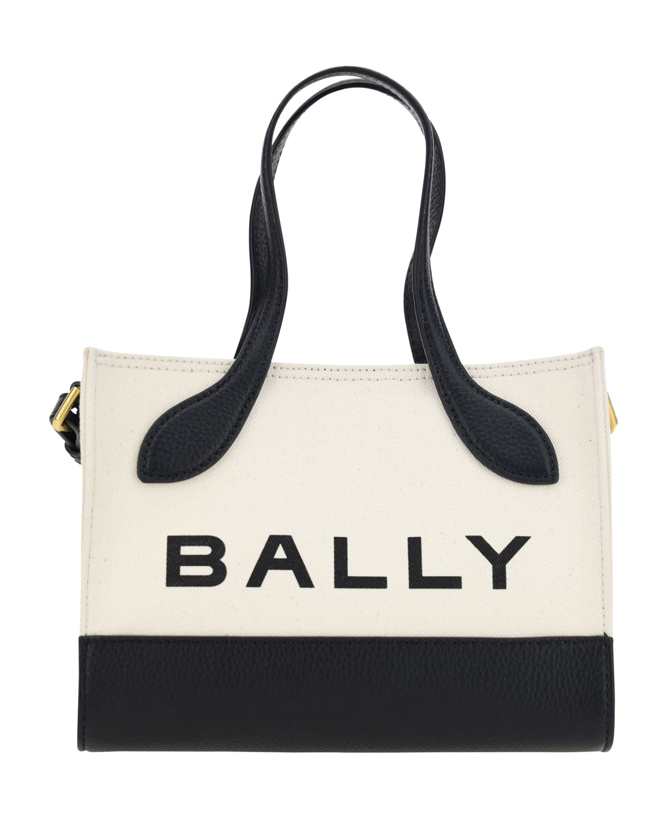 Bally Mini Handbag - NEUTRALS/BLACK トートバッグ