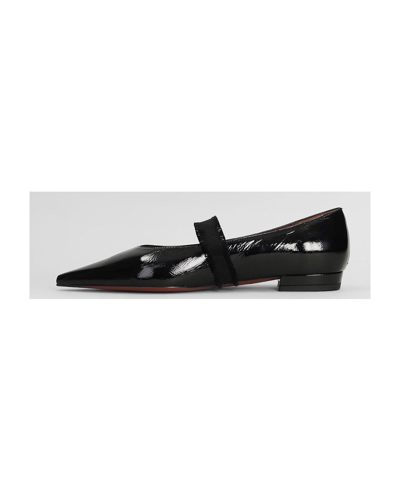 Roberto Festa Elior Ballet Flats In Black Leather - black