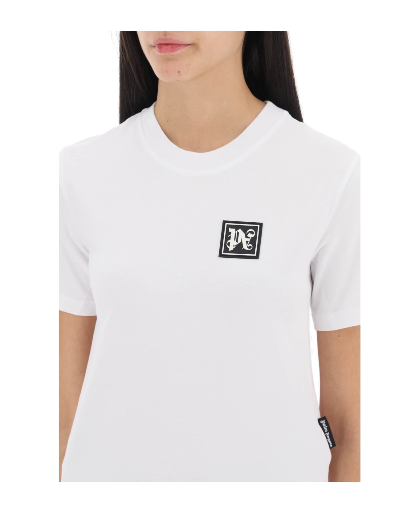Palm Angels Ski Club T-shirt - WHITE BLACK (White)