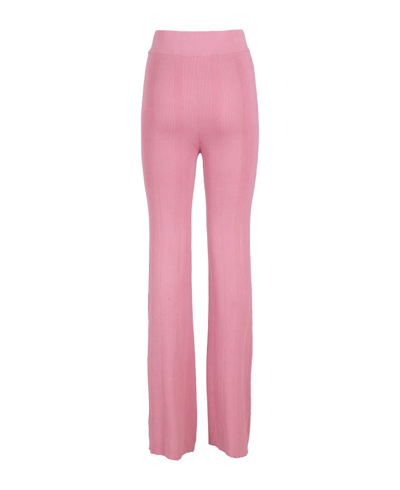 REMAIN Birger Christensen Ribbed Knit Straight Pant - Cashmere Rose