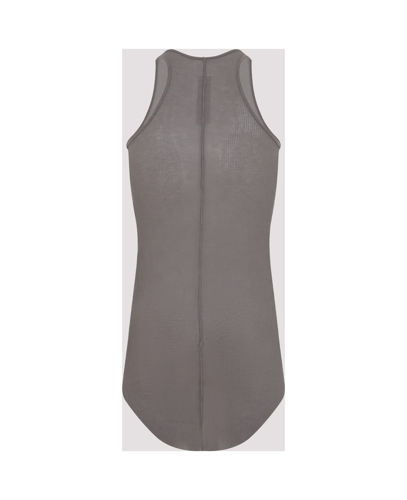 Rick Owens Basic Ribbed Tank Top - Dust