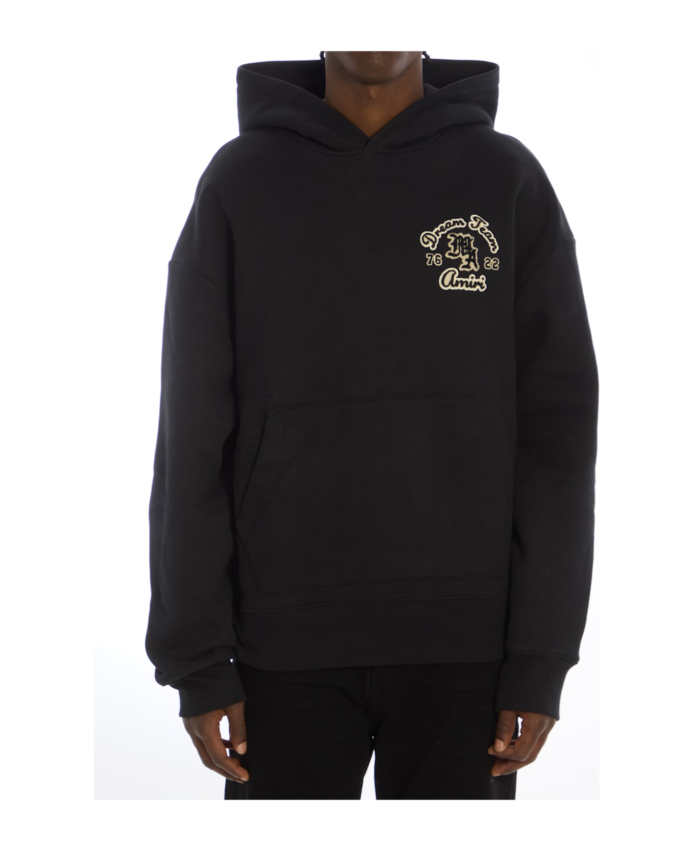 AMIRI Dream Team Oversized Hoodie - BLACK