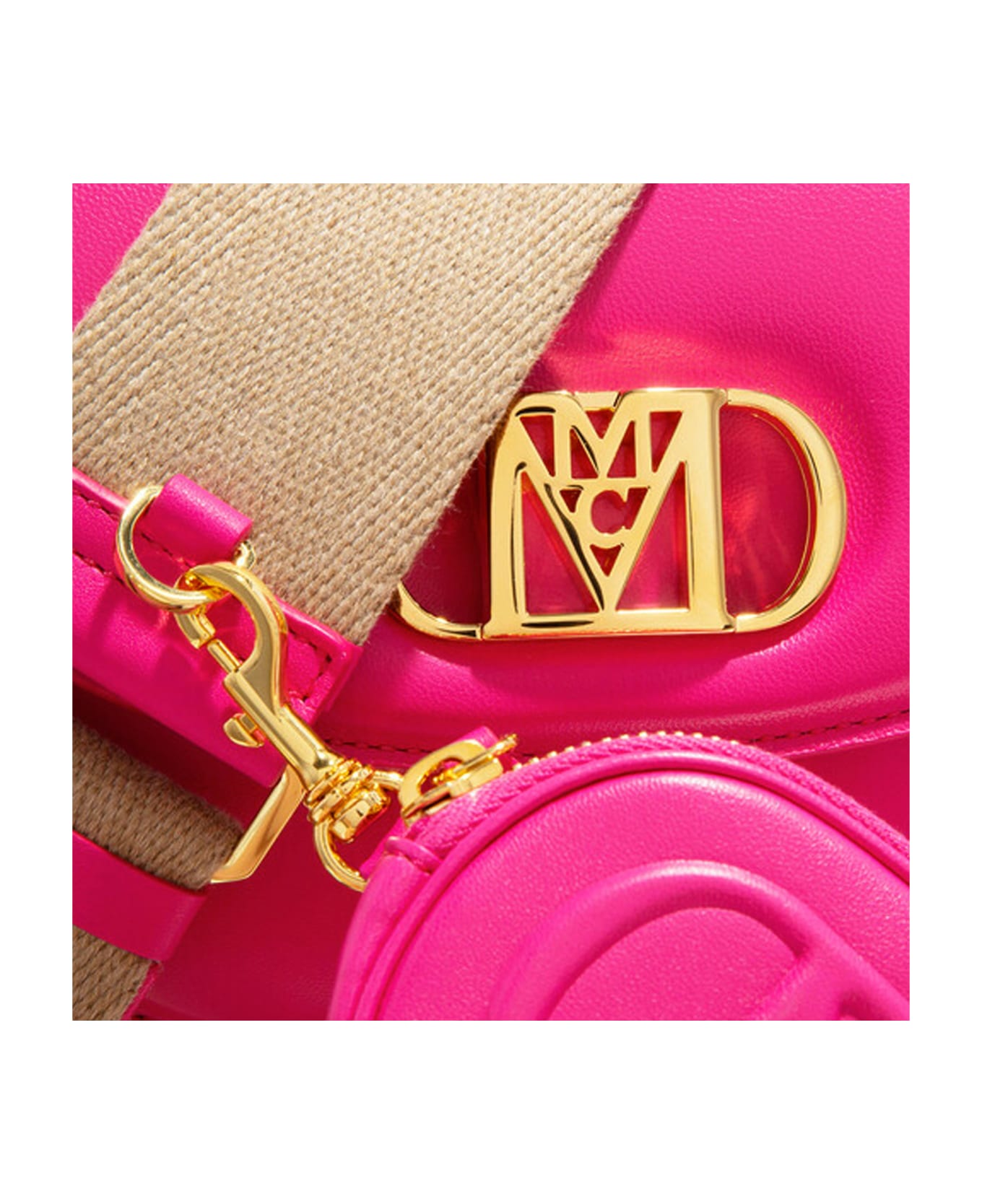MCM Mode Travia Shoulder Bag - Pink