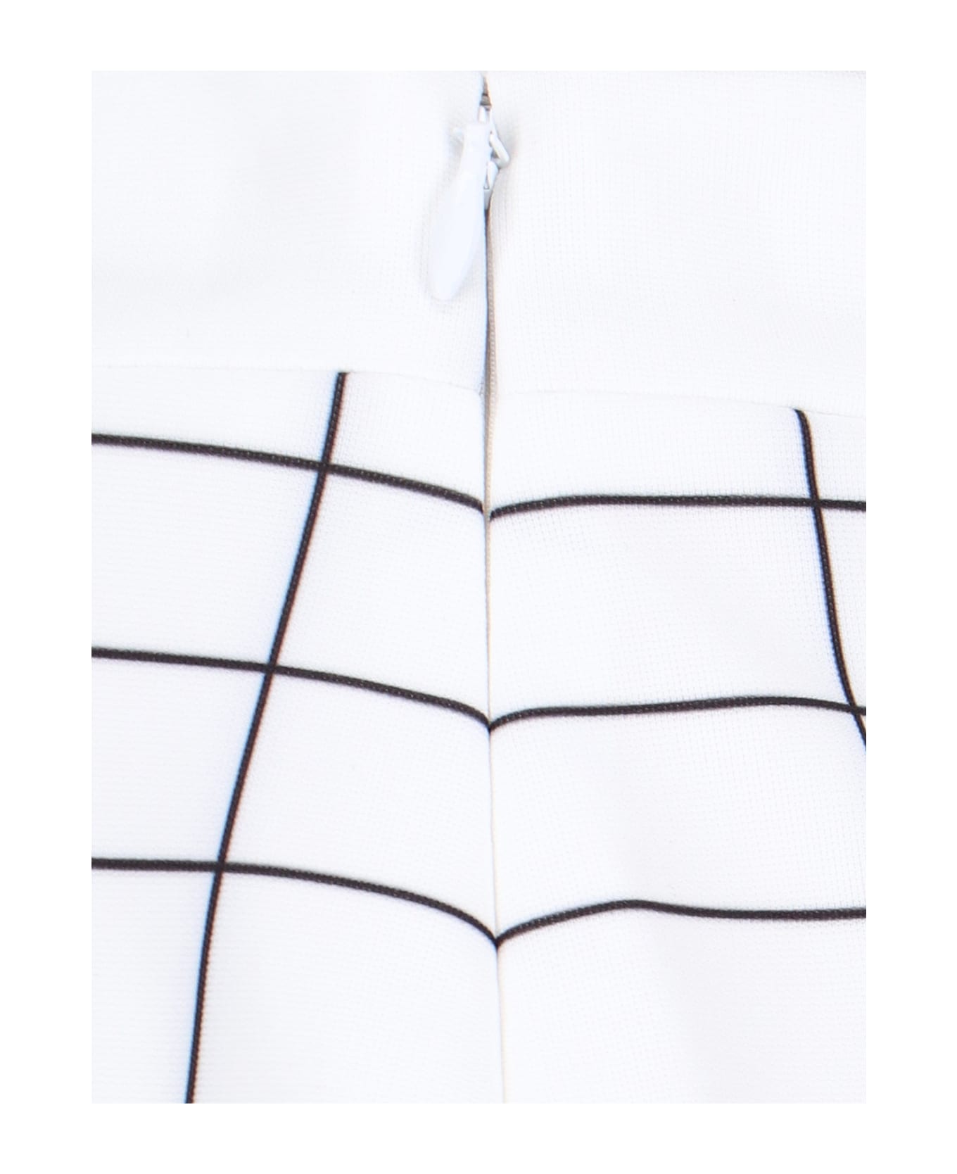 Marni Check Mini Skirt - White/Black