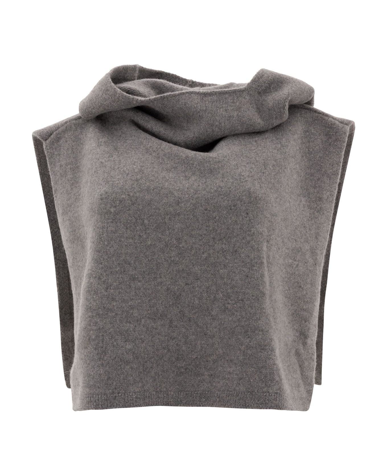 Totême Sleeveless Hooded Vest - Grey