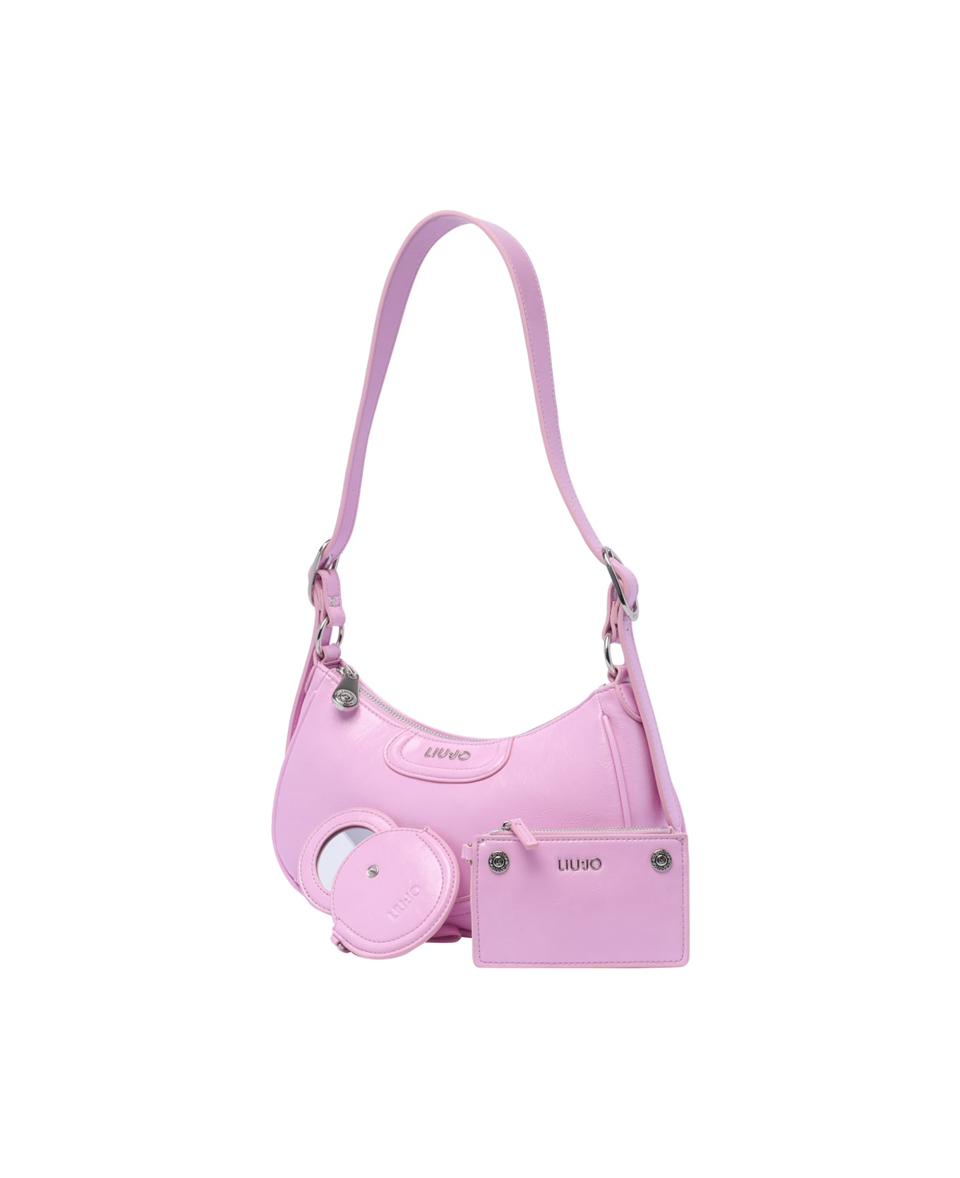 Liu-Jo Logo Shoulder Bag - Pink トートバッグ