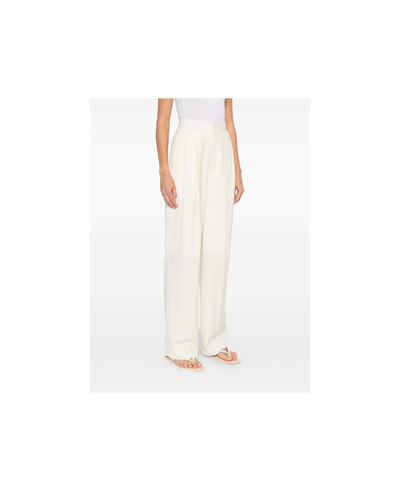 Aya Muse Pant - WHITE