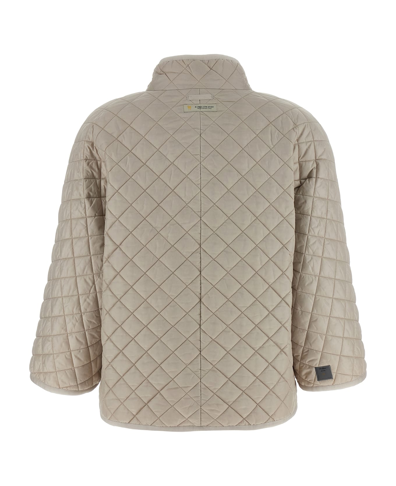 Max Mara The Cube 'delfina' Reversible Hood - Gray