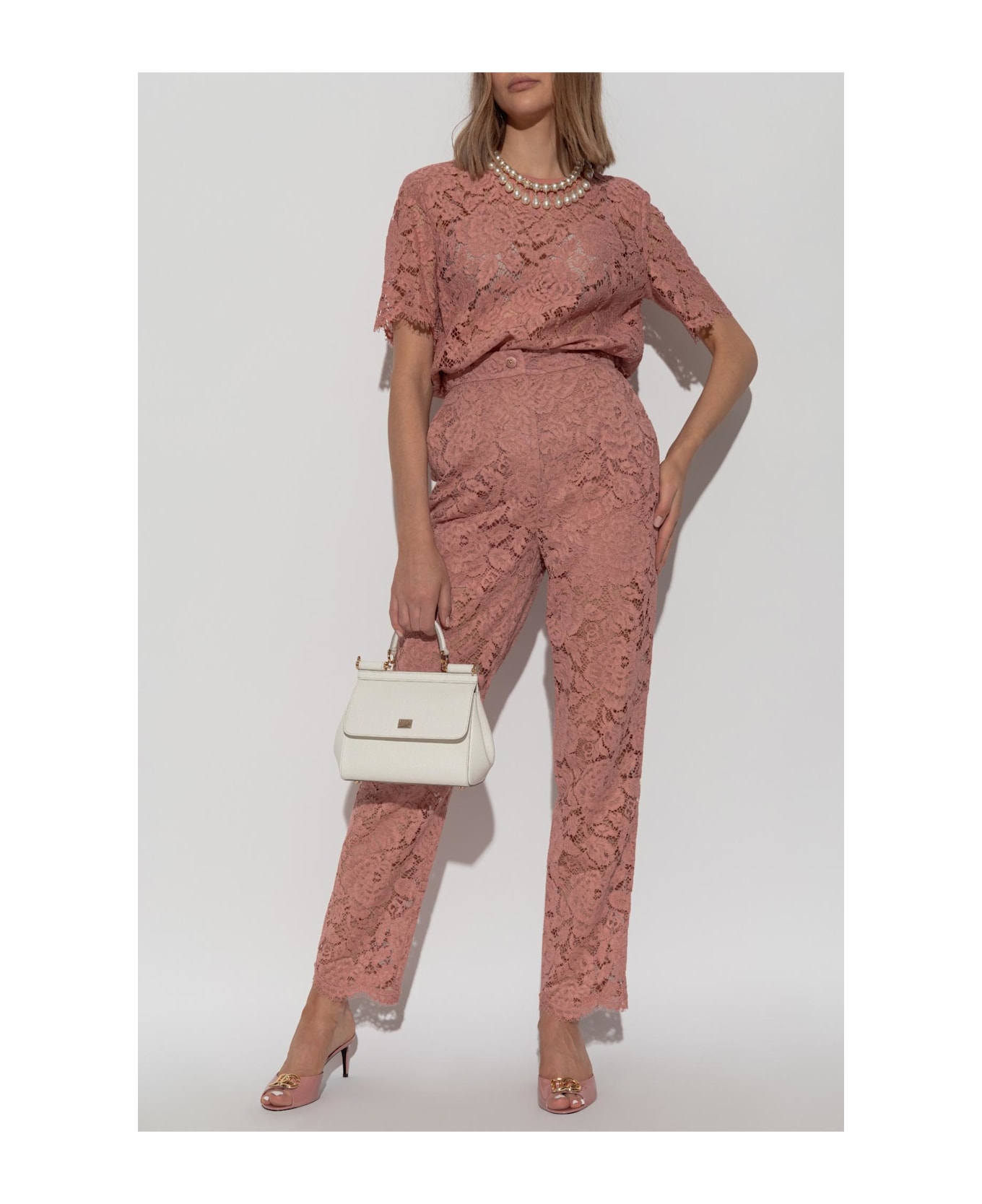 Dolce 
Gabbana Lace Pants - PINK