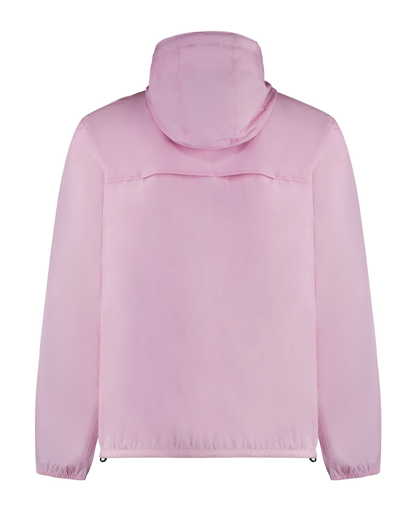K-Way Claude Hooded Nylon Jacket - Pink レインコート