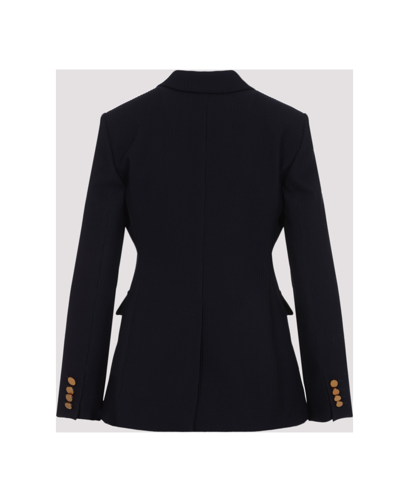 Max Mara Pagano Double Breasted Cordonetto Jacket - Blu Marino