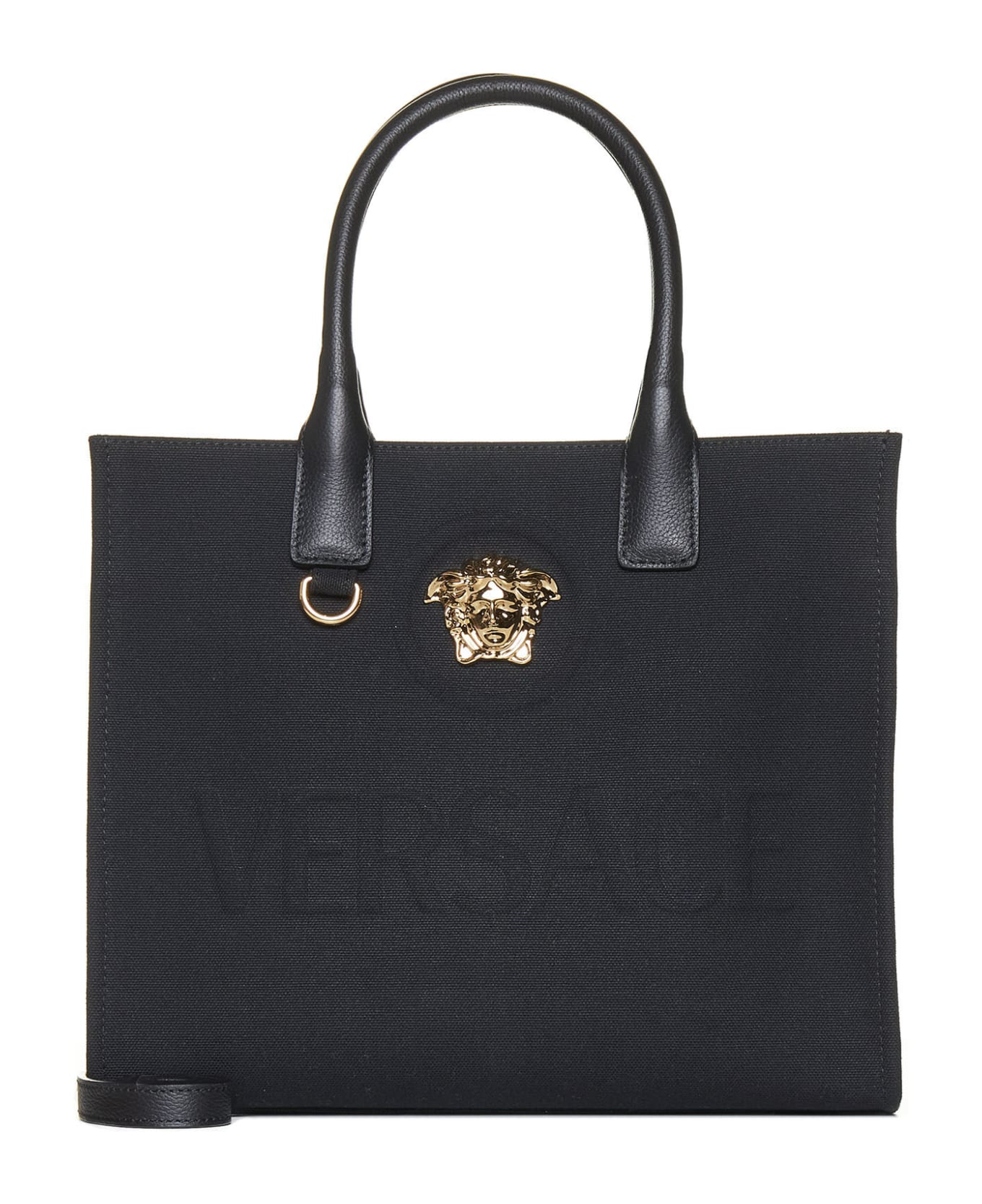Versace La Medusa Tote Bag - Nero+oro Versace トートバッグ