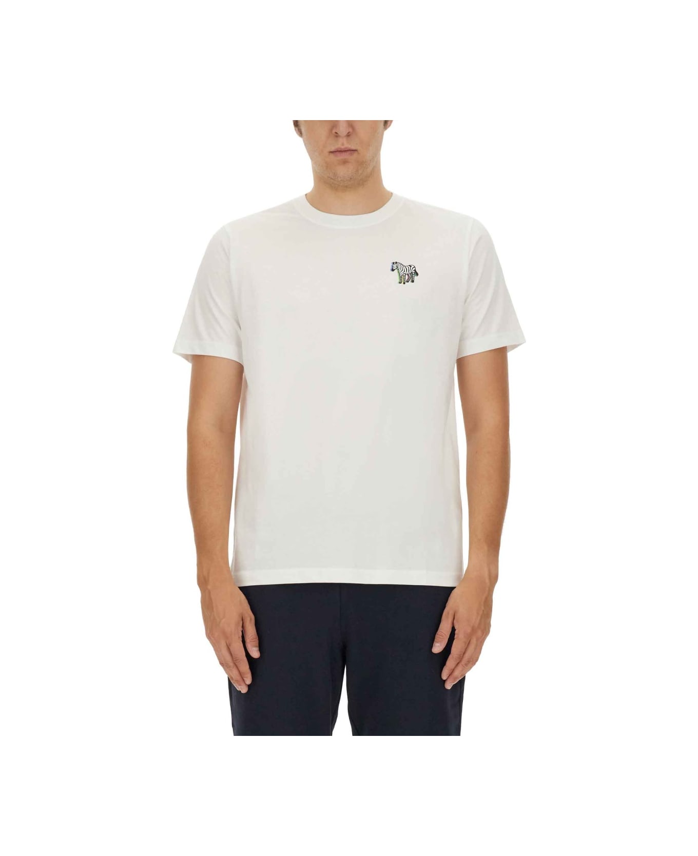 PS by Paul Smith 'zebra' T-shirt - WHITE