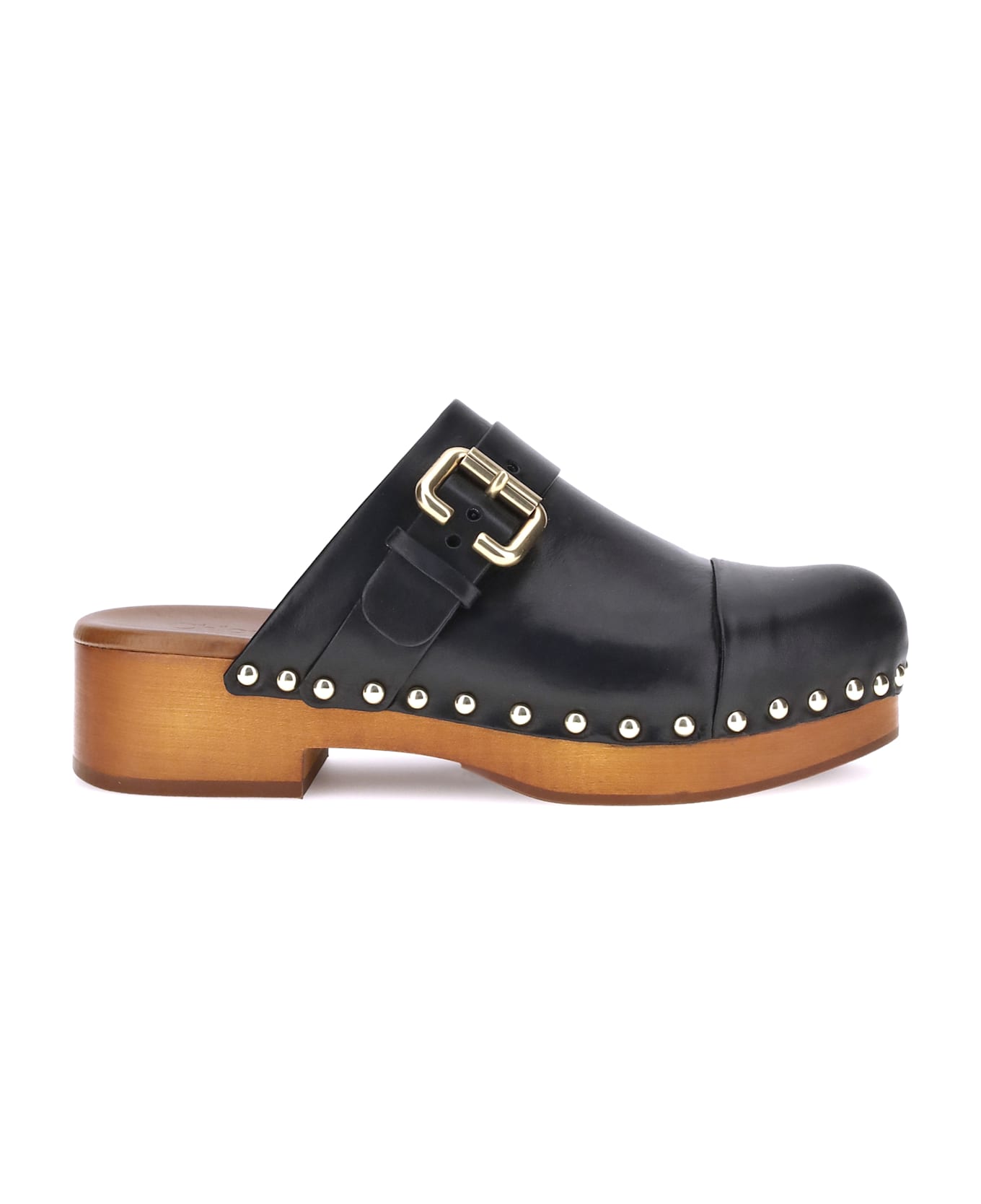 Chloé Jeannette Mules - Black