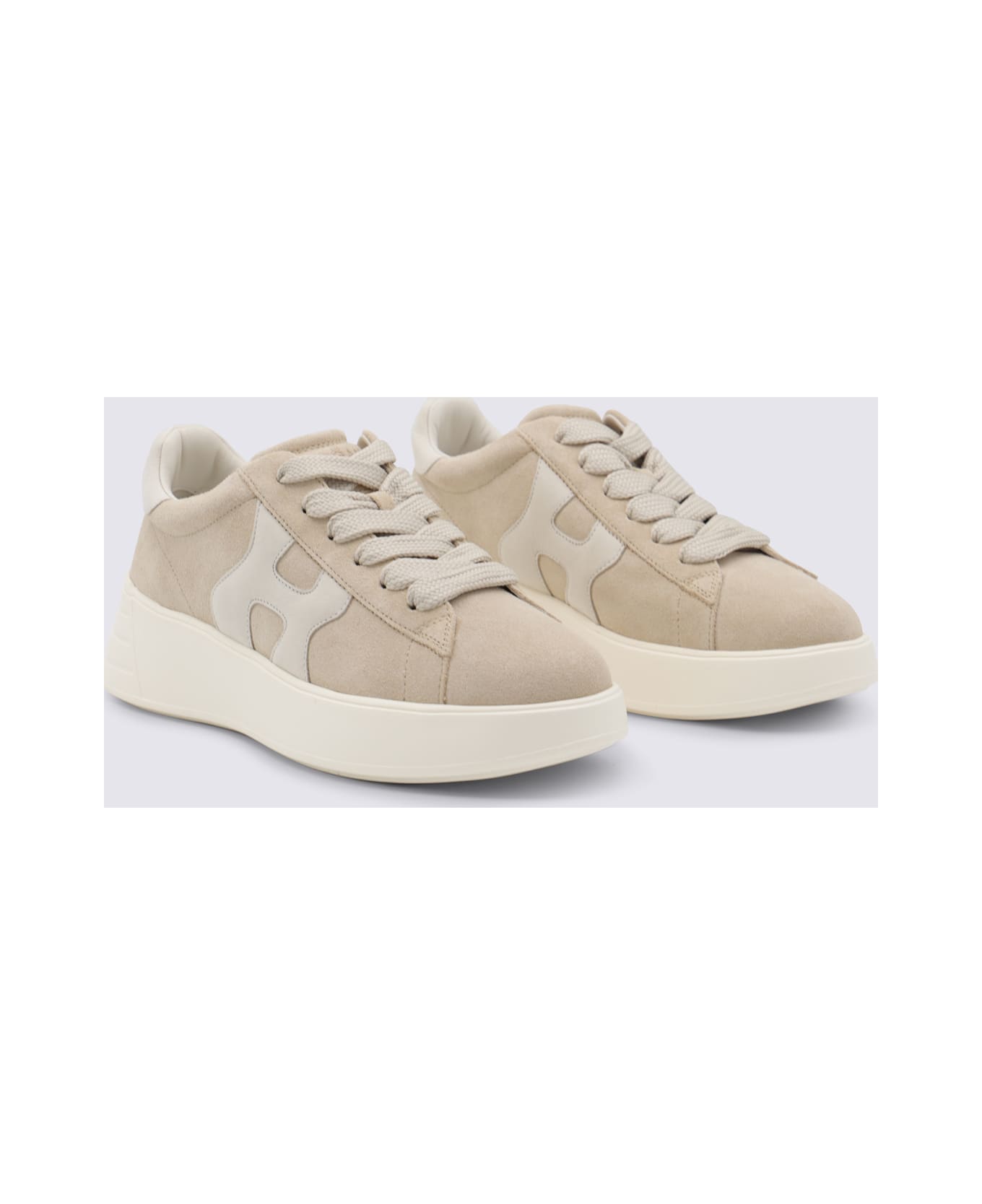 Hogan Beige Sneakers - Beige