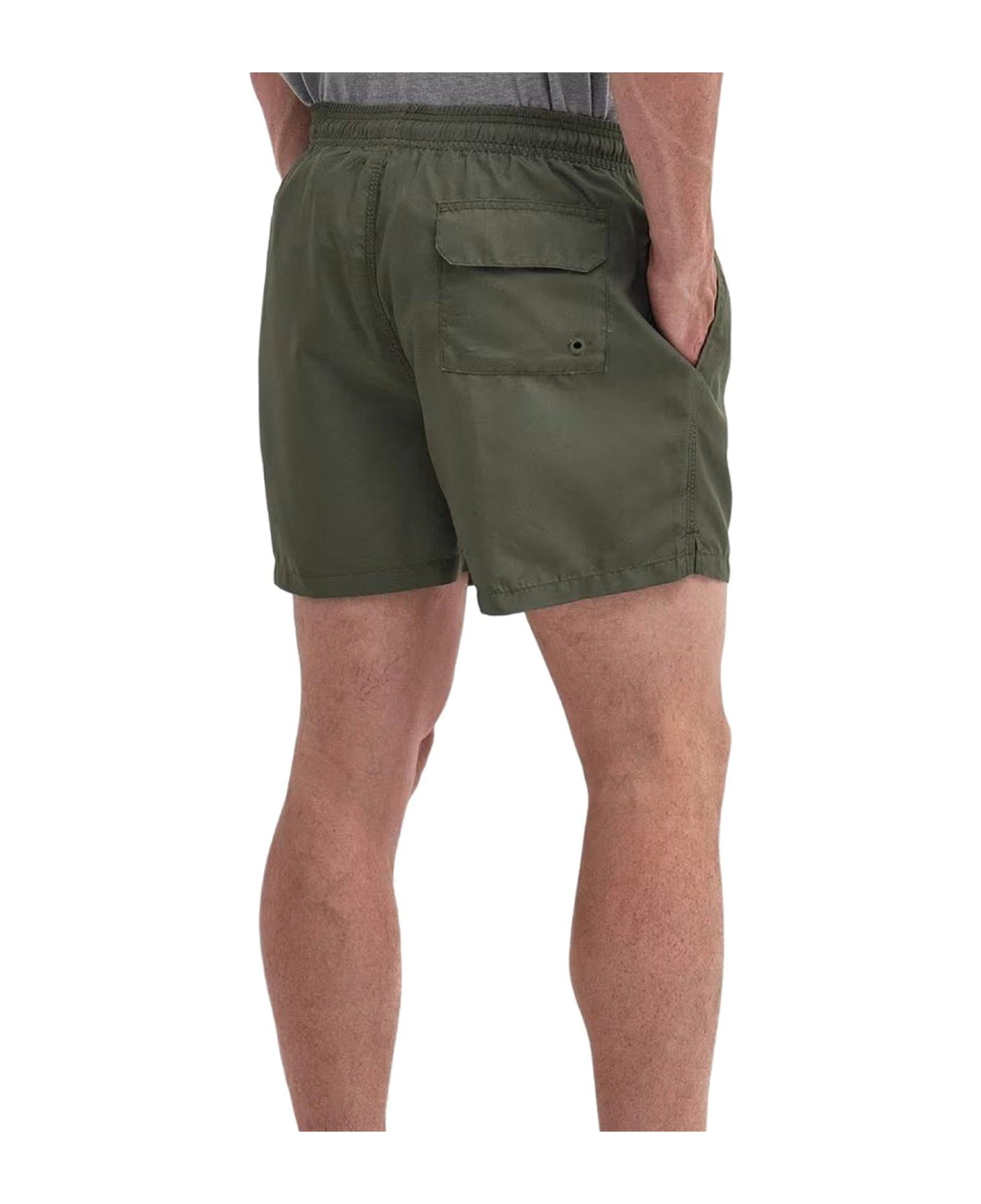 Barbour Drawstring Beach Shorts - Olive